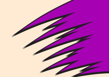 Mor dikenli desenli minimalist arkaplan ve bazı kopyalama alanı