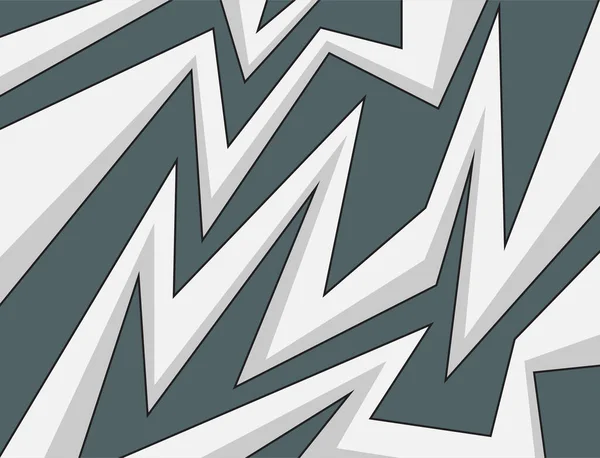 Abstracte Achtergrond Met Spikes Zigzaglijnpatroon — Stockvector