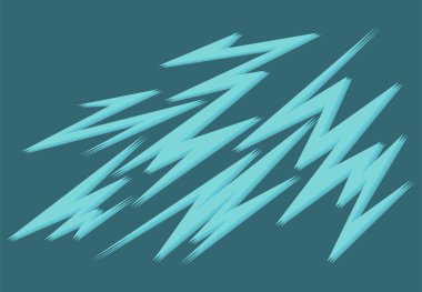 Çeşitli keskin, zigzag ve şimşek desenli soyut arkaplan