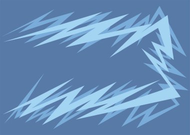 Dikenli ve zikzak çizgisi desenli soyut arkaplan ve bazı kopyalama alanı