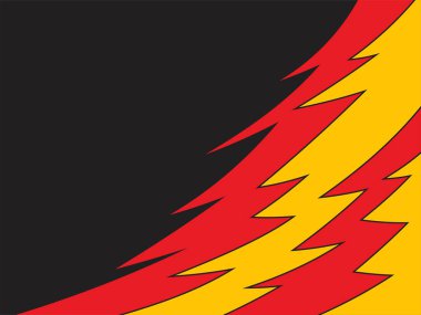 Eğim ve renkli zikzak desenli basit arkaplan