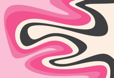 Eğimli dalgalı çizgi desenli basit arkaplan