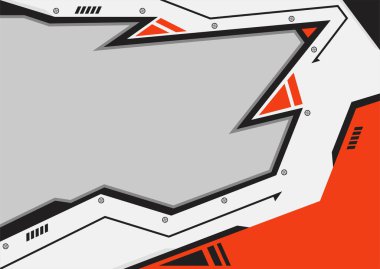 Keskin ve çokgen desenli soyut geleceksel arkaplan ve bazı kopyalama alanı