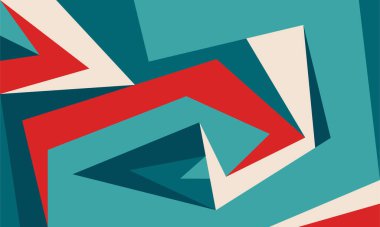 Renkli ve gradyan illüzyonist desenli soyut arkaplan