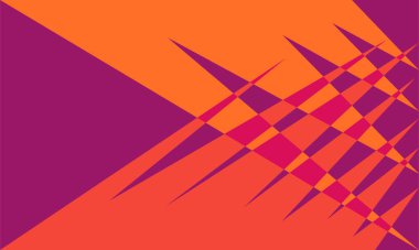 Üst üste binen zigzag desenli minimalist arkaplan ve bazı kopyalama alanı ile