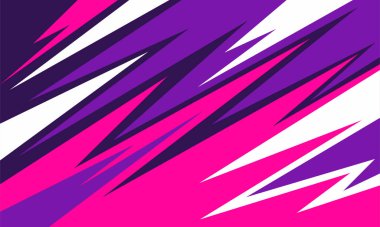 Eğim ve renkli zikzak desenli basit arkaplan