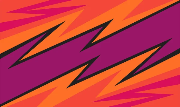 Fond Simple Avec Dégradé Motif Zigzag Coloré — Image vectorielle