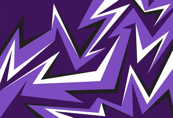 Fond Abstrait Avec Des Pointes Violettes Motif Ligne Zigzag — Image vectorielle