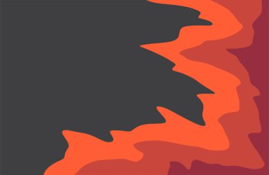 Eğimli dalgalı çizgi desenli basit arkaplan ve bazı kopyalama alanı ile