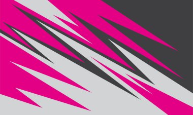 Eğim ve renkli zikzak desenli basit arkaplan