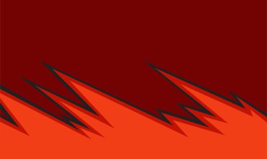 Sivri uçlu zigzag desenli minimalist arkaplan ve bazı kopyalama alanı