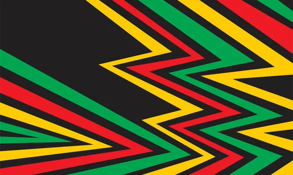 Jamaika renk zikzak desenli soyut arkaplan