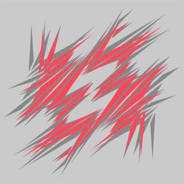 Düzensiz keskin ve sivri desenli soyut arkaplan