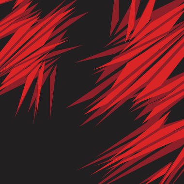 Düzensiz keskin ve sivri desenli soyut arkaplan