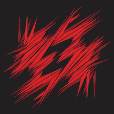 Düzensiz keskin ve sivri desenli soyut arkaplan