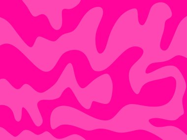 Şirin pembe dalgalı çizgi desenli basit arkaplan