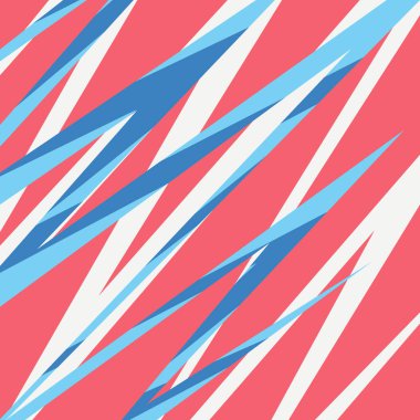 Üst üste binen keskin ve zigzag çizgili soyut arkaplan