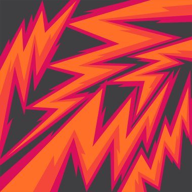 Değişken renk şimşek desenli soyut arkaplan