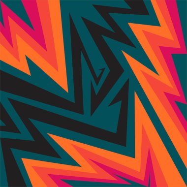 Çeşitli desenlere ve renk çizgilerine sahip soyut arkaplan