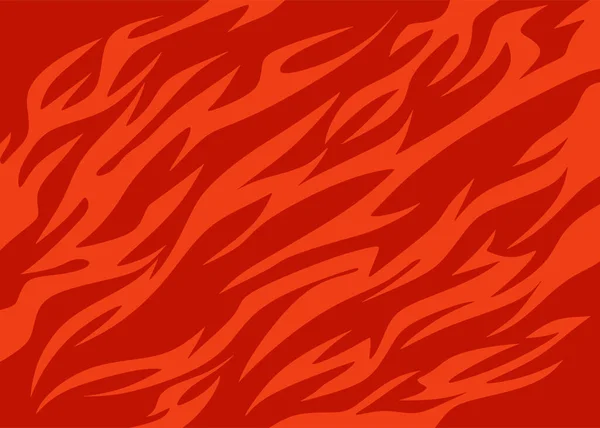 Einfacher Hintergrund Mit Rotem Flammenmuster — Stockvektor