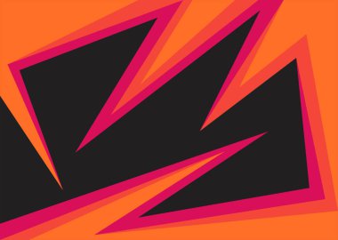 Eğimli üçgen ve ok desenli minimalist arkaplan