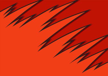 Sivri uçlu zigzag desenli minimalist arkaplan ve bazı kopyalama alanı