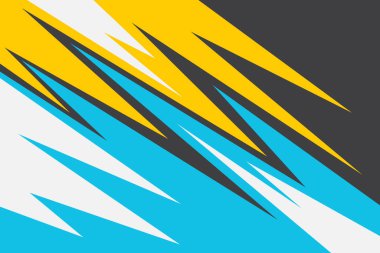 Renkli zikzak desenli basit arkaplan