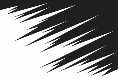 Sivri uçlu zigzag desenli minimalist arkaplan ve bazı kopyalama alanı