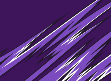 Renkli, keskin ve sivri desenli soyut bir arkaplan ve bazı fotokopi alanları. Soyut yarış süsü