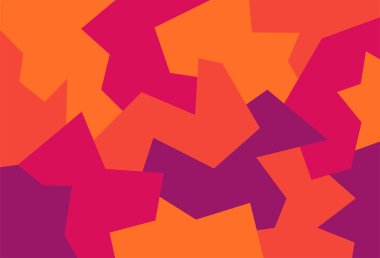 Renkli soyut geometrik desenli minimalist bir arka plan. Soyut iç duvar kağıdı