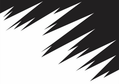 Sivri uçlu zigzag desenli minimalist arkaplan ve bazı kopyalama alanı