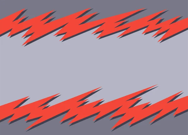 Minimalistische Achtergrond Met Gradiënt Gekartelde Zigzagpatroon Wat Kopieerruimte — Stockvector