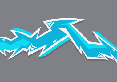 Keskin ve zigzag desenli soyut gelecek arkaplanı