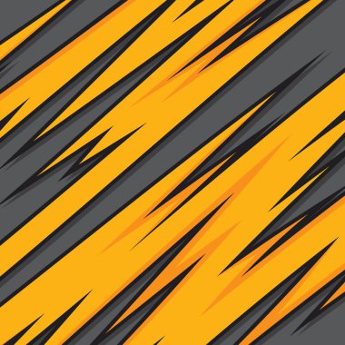 Renkli keskin ve sivri desenli soyut bir arka plan. Soyut yarış süsü