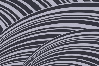 Üst üste binen eğri çizgi desenli soyut arkaplan