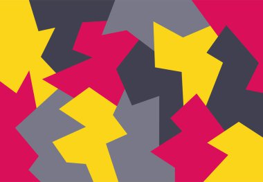 Soyut renkli geometrik desenli basit bir arkaplan. Soyut iç duvar kağıdı