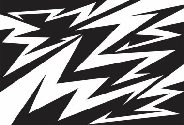 Çeşitli keskin ve ok desenli soyut arkaplan