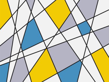 Soyut renkli geometrik desenli basit bir arkaplan. Soyut iç duvar kağıdı