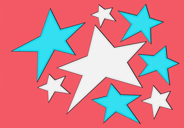 Simple Background Some Stars Pattern — ストックベクタ