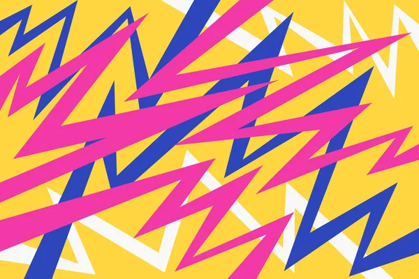 Renkli üst üste binen zikzak desenli minimalist arkaplan