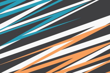 Renkli keskinlik ve zikzak çizgisi desenli soyut arkaplan