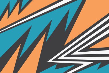 Düzensiz çizgiler ve çeşitli desenlerle soyut arkaplan