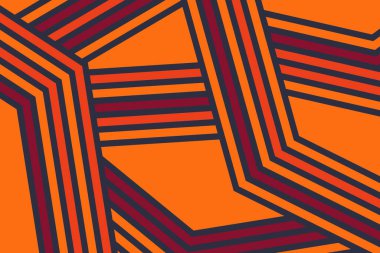 Renkli soyut çizgili çizgi desenli basit arkaplan