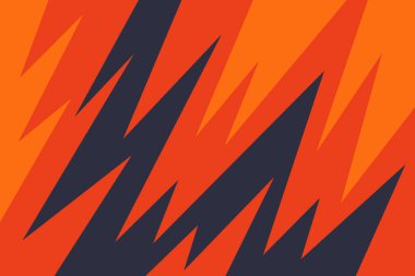 Eğimli renk zigzag desenli basit arkaplan