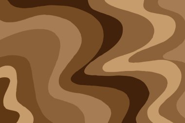 Renkli dalgalı çizgi desenli soyut arkaplan