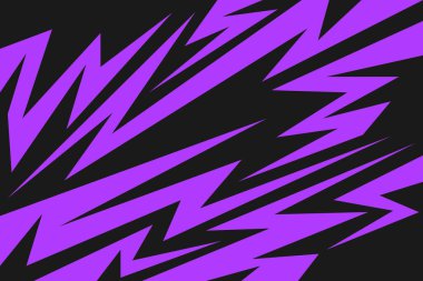 Çeşitli keskin, zigzag ve ok desenli soyut arkaplan