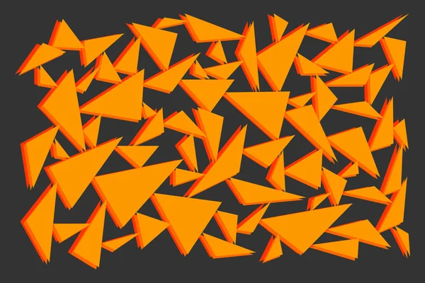 Простой Геометрический Фон Неправильным Треугольным Рисунком — стоковый вектор