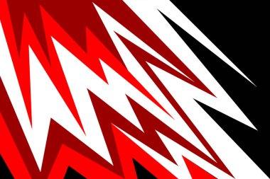 Eğilim zigzag ve ok desenli minimalist arkaplan