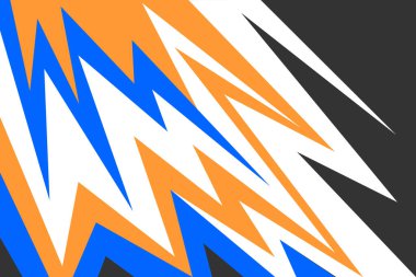 Eğilim zigzag ve ok desenli minimalist arkaplan