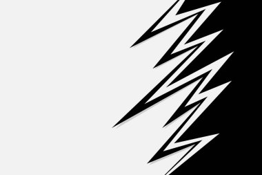 Gradyan çizgili zikzak desenli minimalist arkaplan ve bazı kopyalama alanı